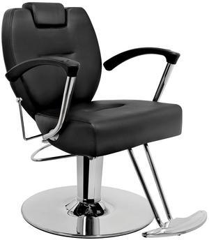 HERMAN All purpose Styling Chair Black Ideal for Beauty Salon, Barbershop, Styling stations