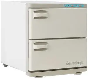 DERMALOGIC Towel Warmer Double Cabinet with Automatic Temperature Control Perfect for Massage Spa Center, Barber Shop, Beauty & Nail Salon