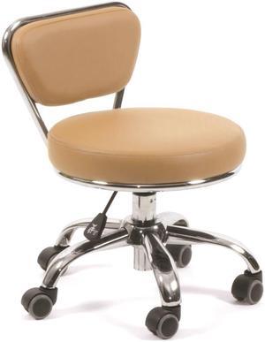 Nail Salon Pedicure Stool Pedicure Chair DAYTON CASHMERE Pneumatic, Adjustable 13" to 15", Rolling Salon Furniture & Equipment