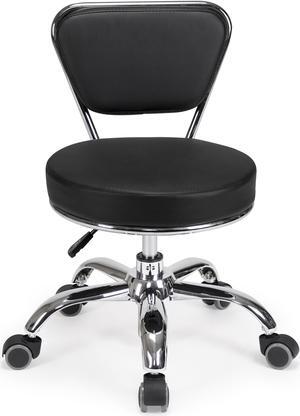 Salon Nail Pedicure Stool Pedicure Chair DAYTON BLACK Pneumatic, Adjustable, Rolling Salon Furniture & Equipment