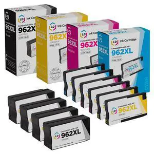 Products Remanufactured Ink Replacement for HP 962 (BK, C, M, Y, 10-Pk) Products Remanufactured Ink Replacement for HP 962 (BK, C, M, Y, 10-Pk)