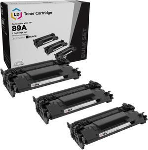LD Products Compatible Toner Cartridge Replacement for HP 89A CF289A 89X CF289X 89 Standard Yield (Black, 3-Pack)