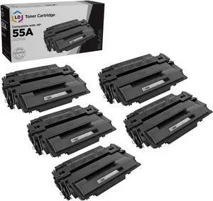 LD Products Compatible Replacements for HP 55A 55X CE255A CE255X Toner Cartridge