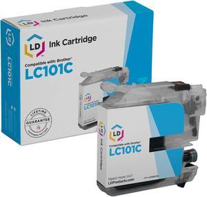LD Products Compatible Ink Cartridge Replacement for Brother LC101C (Cyan)