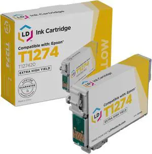 LD Products Compatible Ink Cartridge Replacement for Epson 127 T127420 Extra High Yield (Yellow)