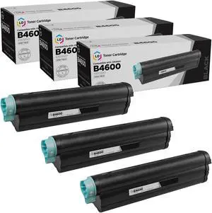 LD Products Compatible Toner Cartridge Replacement for Okidata 43502001 Type 9 High Yield (Black, 3-Pack)