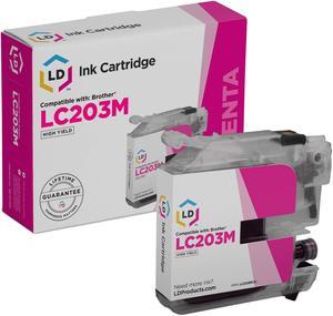 LD Products Compatible Ink Cartridge Replacement for Brother LC203M High Yield (Magenta)