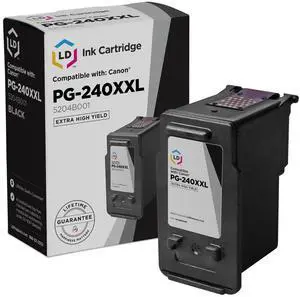 LD Products Remanufactured Ink Cartridge Replacement for Canon PG-240XXL 5204B001 Extra High Yield (Black) LD Products Remanufactured Ink Cartridge Replacement for Canon PG-240XXL 5204B001 Extra High Yield (Black)