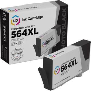 LD Products Compatible Ink Cartridge Replacement for HP 564XL CB322WN High Yield (Photo Black)