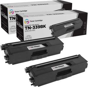 LD Compatible TN339BK 2PK Super HY Black Toner Cartridge for Brother HL-L9200CDW