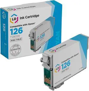 LD Products Replacement for Epson 126 Ink Cartridges T126220 T126 High Yield (Cyan, Single-Pack)