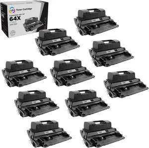 LD © Compatible Replacement Laser Toner Cartridges for HP CC364X (HP 64X) HY Black (10 Pack) for use in the LaserJet P4015dn, P4015n, P4015tn, P4015x, P4515n , P4515tn, P4515x Printers LD © Compatible Replacement Laser Toner Cartridges for HP CC364X (HP 64X) HY Black (10 Pack) for use in the LaserJet P4015dn, P4015n, P4015tn, P4015x, P4515n , P4515tn, P4515x Printers