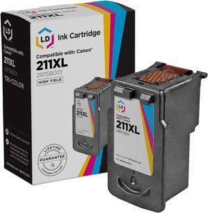 LD Products Remanufactured Ink Cartridge Replacement for Canon CL-211XL High Yield (Color) Compatible with Canon Pixma MP480 MP490 MP250 iP2702 MX350 MP270 MP280 MP495 MX410 MX420 MP499 MP230 and more