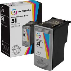 LD Remanufactured Ink Cartridge Replacement for Canon CL51 High Capacity (Color) Compatible with Canon Pixma MP170 MP450 iP6210D iP6220D MP150 MP460 MP160 MP180 iP6310D MX310 MX300 LD Remanufactured Ink Cartridge Replacement for Canon CL51 High Capacity (Color) Compatible with Canon Pixma MP170 MP450 iP6210D iP6220D MP150 MP460 MP160 MP180 iP6310D MX310 MX300