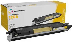 LD Reman Replacement for HP 126A (CE312A) Yellow Toner Cartridge for use in Color LaserJet CP1025nw, Color LaserJet TopShot Pro M275, Color LaserJet 100 MFP M175a, and Color LaserJet 100 MFP ... LD Reman Replacement for HP 126A (CE312A) Yellow Toner Cartridge for use in Color LaserJet CP1025nw, Color LaserJet TopShot Pro M275, Color LaserJet 100 MFP M175a, and Color LaserJet 100 MFP ...