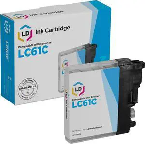 LD Products Compatible Ink Cartridge Replacement for Brother LC61C (Cyan)