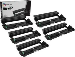LD Products Compatible Drum Unit Replacement for Brother DR-630 (5-Pack)
