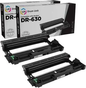 LD Products Compatible Drum Unit Replacement for Brother DR630 (2-Pack)