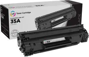 LD Products Compatible Toner Cartridge Replacement for HP 35A CB435A Black for use in LaserJet P1002, P1005, P1006, P1007, P1008 LD Products Compatible Toner Cartridge Replacement for HP 35A CB435A Black for use in LaserJet P1002, P1005, P1006, P1007, P1008