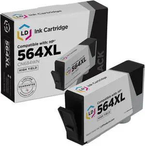 LD Products Compatible Ink Cartridge Replacement for HP 564XL CN684WN High Yield (Black)