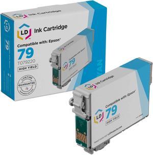 LD Products Remanufactured Ink Cartridge Replacement for Epson 79 T079220 High Yield (Cyan)