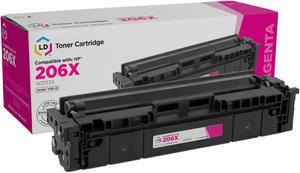 LD Products Compatible Toner Cartridge Replacement for HP 206X W2113X High Yield (Magenta Single Cartridge)