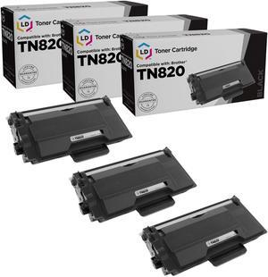 LD Products Compatible Toner Cartridge Replacement for Brother TN820 (Black, 3-Packs) for use in DCP-L6600DW HL-L6200DW HL-L6200DWT HL-L6250DN HL-L6250DW HL-L6300DWT & HL-L6300DW