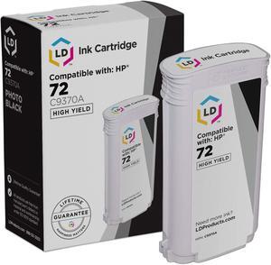 LD Products Replacement for HP 72 Ink Cartridge C9370A High Yield (Photo Black, Single-Pack) DesignJet T1100, T1120, T1200, T610, T620, T770, SD Pro MFP, T1100ps, T1120 SD-MFP, T1120ps LD Products Replacement for HP 72 Ink Cartridge C9370A High Yield (Photo Black, Single-Pack) DesignJet T1100, T1120, T1200, T610, T620, T770, SD Pro MFP, T1100ps, T1120 SD-MFP, T1120ps