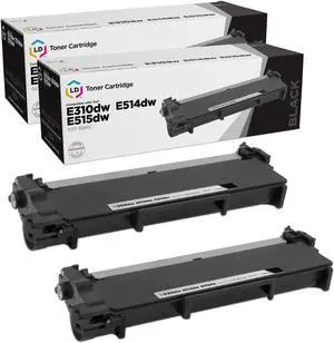 LD Products Compatible Toner Cartridge Replacement for Dell 593-BBKC CVXGF (Black, 2-Pack)