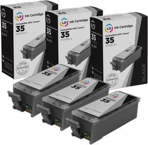 LD Products Compatible Ink Cartridge Replacement for Canon PGI35 (Black, 3-Pack)