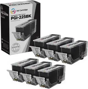 LD Products Compatible Ink Cartridge Replacement for Canon PGI-225BK 4530B001AA (Pigment Black, 6-Pack)