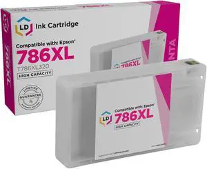 LD Products Remanufactured Ink Cartridge Replacement for Epson 786XL T786XL320 High Yield (Magenta)