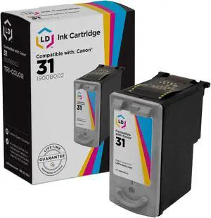LD Products Remanufactured Ink Cartridge Replacement for Canon CL31 1900B002 (Color) Compatible with Canon PIXMA iP1800 MP470 MP210 MX310 MX300 iP2600 MP140 MP190 MP220 LD Products Remanufactured Ink Cartridge Replacement for Canon CL31 1900B002 (Color) Compatible with Canon PIXMA iP1800 MP470 MP210 MX310 MX300 iP2600 MP140 MP190 MP220