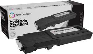 LD Products Compatible Toner Cartridge Replacement for Dell 593-BBBU Extra High Yield (Black)