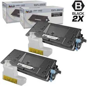 LD Set of 2 Comp Kyocera-Mita Black TK-3102 1T02MS0US0 Toner FS-2100DN