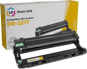 LD Products Compatible Drum Unit Replacement for Brother DR221 DR-221Y (Single Yellow)