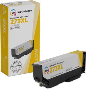 LD Products Remanufactured Ink Cartridge Replacement for Epson 273 273XL High Yield (Single Yellow)