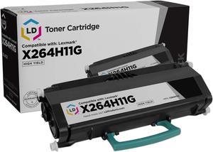 LD Products Compatible Toner Cartridge Replacement for Lexmark X264H11G High Yield Black