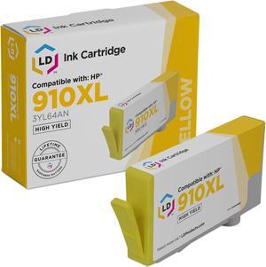 LD Products Remanufactured Ink Cartridge Replacement for HP 910XL 3YL64AN High Yield (Yellow)