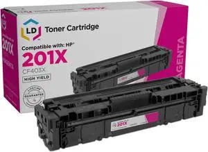 LD Products Compatible Toner Cartridge Replacement for HP 201X CF403X High Yield (Magenta)