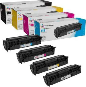 LD Products Toner Cartridge Replacement for Canon 118 (Black, Cyan, Magenta, Yellow, 4-Set) Compatible with Canon imageCLASS LBP7200Cdn, LBP7660Cdn, MF726Cdw, MF729Cdw, MF8580Cdw, MF8350Cdn, MF8380Cdw LD Products Toner Cartridge Replacement for Canon 118 (Black, Cyan, Magenta, Yellow, 4-Set) Compatible with Canon imageCLASS LBP7200Cdn, LBP7660Cdn, MF726Cdw, MF729Cdw, MF8580Cdw, MF8350Cdn, MF8380Cdw