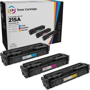 LD Products Compatible Toner Cartridge Replacements for HP 215A (W2311A Cyan, W2313A Magenta, W2312A Yellow 3-Pack)
