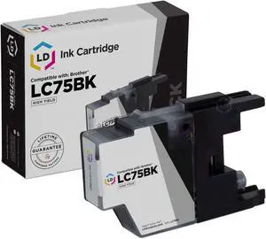 LD Products Compatible Ink Cartridge Replacement for Brother LC75BK High Yield (Black)