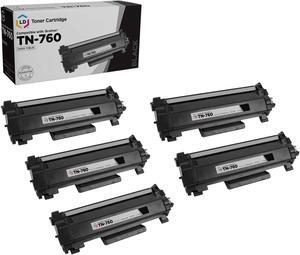 LD Products Compatible Toner Cartridge Replacement for Brother TN760 TN-760 TN 760 TN730 TN-730 Black, 5pk TN760
