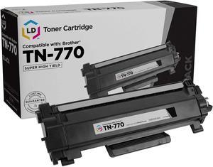 LD Products Compatible Toner Cartridge Replacements for Brother TN770 TN-770 TN760 TN-760 TN730 TN-730 Super High Yield (Black) for HL-L2370DW, MFC-L2730DW, MFC-L2750DW, MFC-L2750DW XL