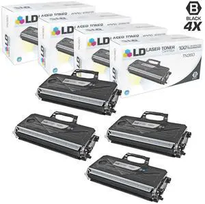 LD © Compatible Brother TN360 (TN330) Set of 4 HY Black Cartridges for DCP-7030, DCP7-7040, DCP-7045N, HL-2140, HL-2150N, HL-2170W, MFC-7320, MFC-7340, MFC-7345DN, MFC-7345N, MFC-7440N, MFC-7840W LD © Compatible Brother TN360 (TN330) Set of 4 HY Black Cartridges for DCP-7030, DCP7-7040, DCP-7045N, HL-2140, HL-2150N, HL-2170W, MFC-7320, MFC-7340, MFC-7345DN, MFC-7345N, MFC-7440N, MFC-7840W