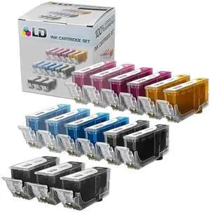 LD Products Compatible Ink Cartridge Replacement for Canon PGI5 & CLI8 (3 Pigment Black, 2 Black, 2 Cyan, 2 Magenta, 2 Yellow, 2 Photo Cyan, 2 Photo Magenta, 15-Pack) LD Products Compatible Ink Cartridge Replacement for Canon PGI5 & CLI8 (3 Pigment Black, 2 Black, 2 Cyan, 2 Magenta, 2 Yellow, 2 Photo Cyan, 2 Photo Magenta, 15-Pack)