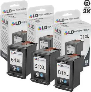 LD Remanufactured Replacement Ink Cartridges for HP CH563WN HP 61XL / 61 High-Yield Black (3 Pack) for the HP ENVY 5530, 5531, HP DeskJet 3054, J610a, 2514, 3512, 3056A, OfficeJet 4632 DeskJet 3056A LD Remanufactured Replacement Ink Cartridges for HP CH563WN HP 61XL / 61 High-Yield Black (3 Pack) for the HP ENVY 5530, 5531, HP DeskJet 3054, J610a, 2514, 3512, 3056A, OfficeJet 4632 DeskJet 3056A