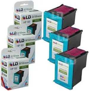 LD © Remanufactured Replacement Ink Cartridges for Hewlett Packard C9361WN (HP 93) Tri-Color (3 Pack) LD © Remanufactured Replacement Ink Cartridges for Hewlett Packard C9361WN (HP 93) Tri-Color (3 Pack)