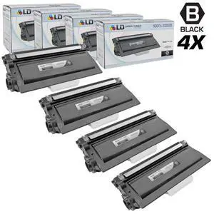 LD Compatible Brother TN720 Black Toner Cartridge 4-Pack for DCP-8110DN, DCP-8155DN, HL-5450DN, HL-5470DW, MFC-8510DN, MFC-8710DW, MFC-8950DWT LD Compatible Brother TN720 Black Toner Cartridge 4-Pack for DCP-8110DN, DCP-8155DN, HL-5450DN, HL-5470DW, MFC-8510DN, MFC-8710DW, MFC-8950DWT